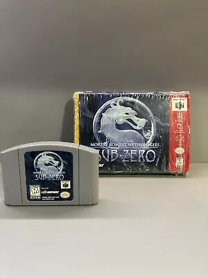 Mortal Kombat Mythologies Sub Zero N64 With Box *original Shrink Wrap* • $125