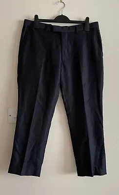 Black Suit Trousers Ventuno 21 Moss Bros Size 34” • £8