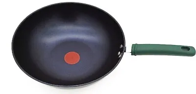 32 Cm Non-stick Metal Wok /karahi/kadai/karai With Handle • £19.99