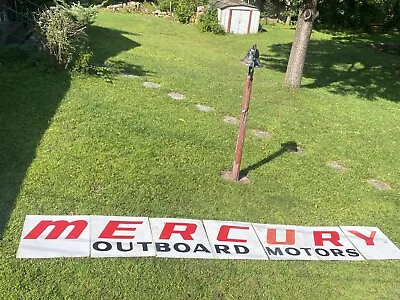 Rare HUGE 16’ Vintage Mercury Outboard Motors Dealer Sign Boat Motors • $2500