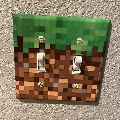 Minecraft Light Switch Cover  Minecraft Switch Plate Minecraft Room Decoration • $19.99