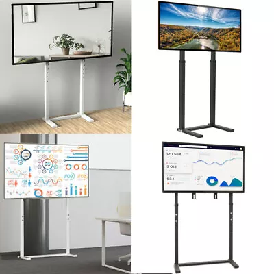 Universal TV Floor Stand Portable Height Adjustable Display Floor Mount 32-100” • £49.91