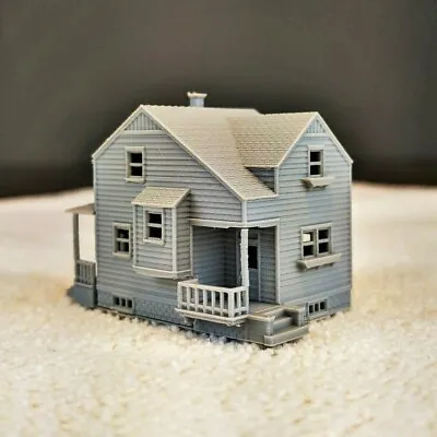 Z-Scale - Sears Edgemere 1920s Kit Home - 1:220 Scale Building House • $15.99