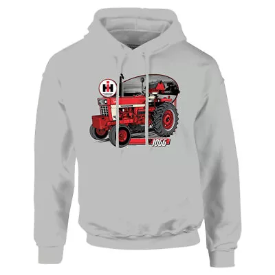 Adult  IH 1066 Grey Hooded Sweatshirt EXC-309 • $49