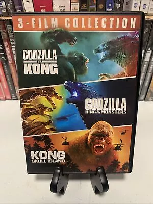 GODZILLA VS. KONG KING OF THE MONSTERS SKULL ISLAND - 3 Disc DVD B3G1FREE • $12.99