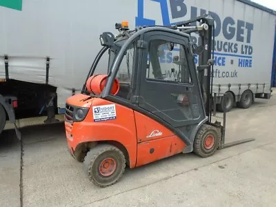 Linde H25T Gas Forklift  3700mm Lift Height Mast Sideshift & Full Cab • £4950