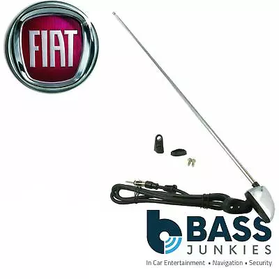 £11.95 • Buy FIAT Universal Stainless Steel Pillar Mount AM/FM Car Radio Aerial Antenna