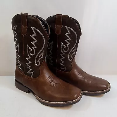 IUV Cowboy Boots For Men Western Boot Durable Retro Classic Embroidered • $53.99