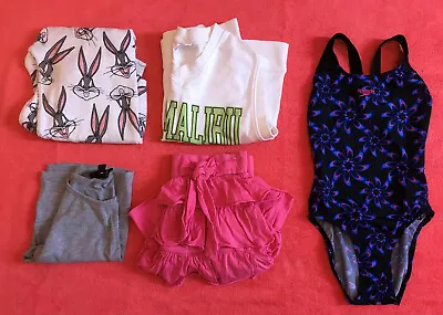 Girls Summer Clothes Bundle 11 - 12 Years: Speedo ZARA M&S H&M MISSGUIDED. • £10