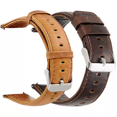 Genuine Leather Band For Fitbit Blaze Smart Watch 23MM Replacement Watch Band • $22.25