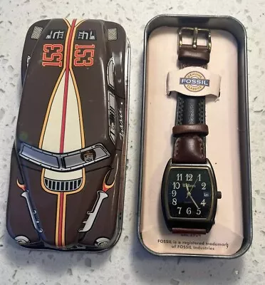 Vintage Fossil  Tin Car Watch • $45