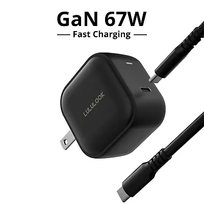 67W GaN II Fast Charger Type C USB-C Power Adapter For MacBook Air/Pro/Samsung • $22.74