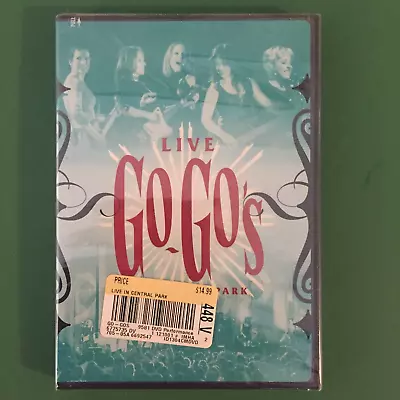 The Go-Gos - Live In Central Park (DVD 2001) Brand New Sealed • $7