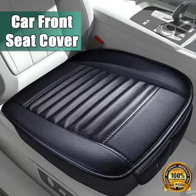 Universal Black PU Car Front Seat Cover Protector Mat Chair Cushion Chair Pad • $18.99
