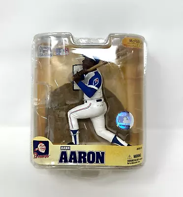 McFarlane Hank Aaron Cooperstown Collection Series 3 Atlanta Braves Figure NEW • $24.99