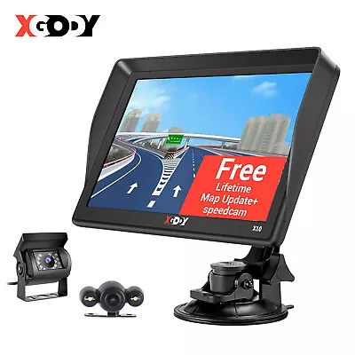 XGODY 9'' 7  Bluetooth GPS Navigation Car Navigator FM Reverse Camera & AU Map • $48.99