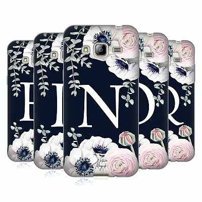 Nature Magick Floral Monogram Navy Flowers 2 Soft Gel Case For Samsung Phones 3 • £17.95