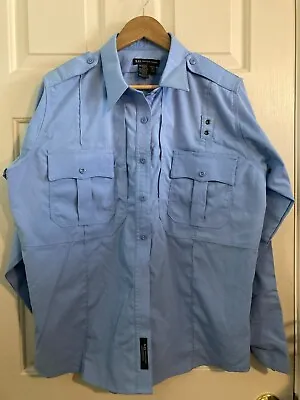 5.11 Tactical Xl Long X-large Light Blue Long Sleeve Shirt Womens Uniform • $16.99