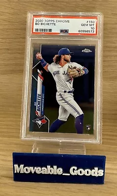 2020 Topps Chrome #150 Bo Bichette Blue Jays RC Rookie PSA 10 GEM MINT • $0.99