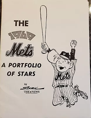 1969 New York Mets Portfolio Of Stars The Miracle Mets Album Signed Mookie Hat • $25