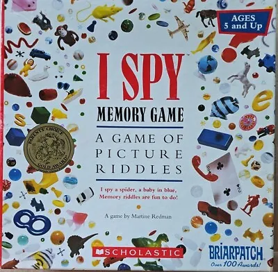 I Spy Memory Game Briarpatch 1995 Parent Choice Award Winner Ages 5+ • $5.90