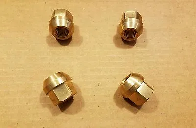 Maserati Sebring Mistral 3500 Quattroporte 1 & 3 New Brass Lug Nuts Set Of 4 • $35