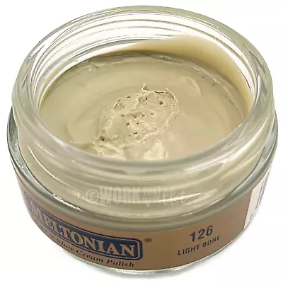 [1] Meltonian Boot & Shoe Cream Polish 1.55 Oz Color Light Bone #126 • $9.99