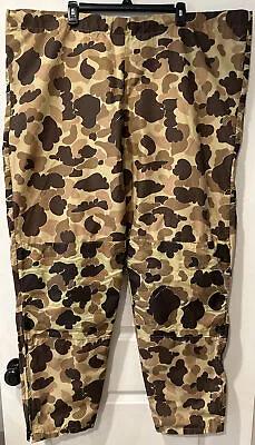 Vintage Columbia Gore-Tex Duck Camo Insulated Hunting Pants Mens Size XXXL 3XL • $89.98