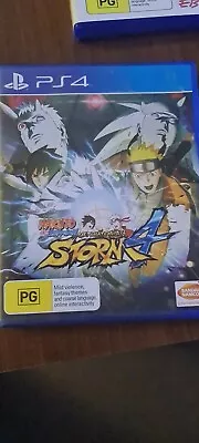 PS4 Playstation Game - NARUTO SHIPPUDEN ULTIMATE NINJA STORM 4 - Fast Free Post • $30