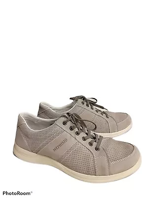 Mephisto Runoff Air Mens 9 Suede Perforated Lace Up Sneakers Comfort Shoes READ • $65