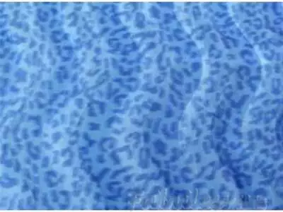 BLUE Leopard Velboa Upholstery Fabric Per Yard 60” Wide • $16.99