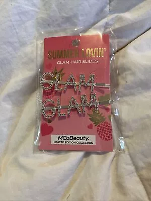 MCo Beauty Diamante Hair Clips Glam Bnwt Free Post (Acc616 • $21.84