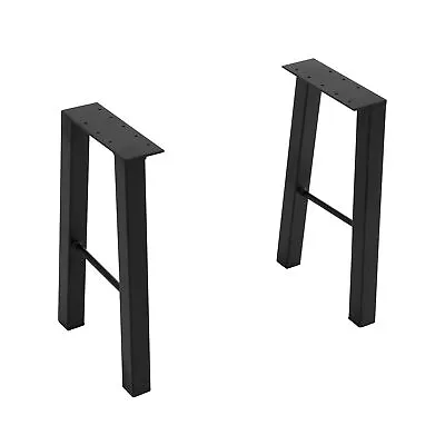 Table Legs 16 Inch Metal Coffee Desk Legs Heavy Duty Iron Bench Legs Set Of 2 • $39.98