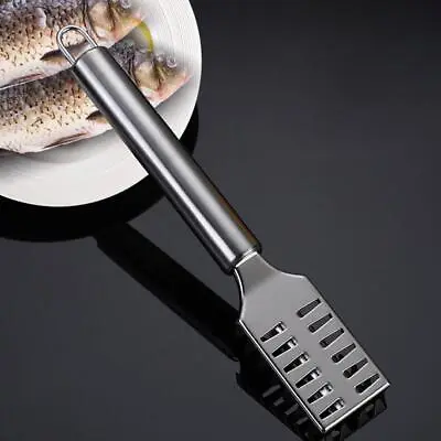 Fish Scale Remover Kitchen Tool Steel Scalier Descaler Peeler Scraper Q9N5 • $6.12