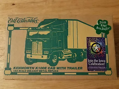 Ertl Collectibles Kenworth K100E Cab With Trailer • $25