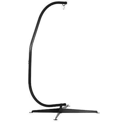 Outsunny Hammock Chair Stand Only Heavy Duty Metal C-Stand Indoor Or Outdoor • £73.99