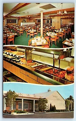 Postcard Sweden House Smorgasbord Fort Lauderdale FL 1966 I193 • $2.99