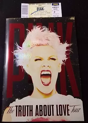 😻pink The Truth About Love Tour Program-book~2013 Concert Music~ticket~comic~😻 • $49.95