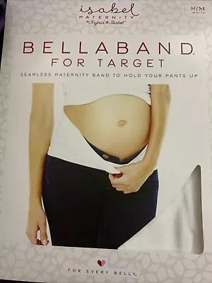 🍼 Isabel Maternity Bellaband For  S/M  Band To Hold Up Pants White👌🆕 • $11.99