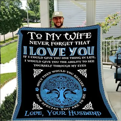 Personalized Viking Couple Blanket You Are My Best Viking Fleece Blanket • $71.99