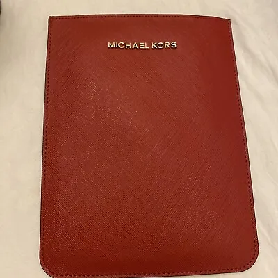 Michael Kors Mini Ipad Case Red Leather • £19.99