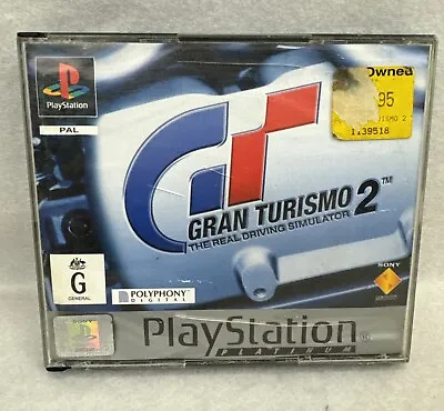 Sony Playstation 1 PS1 - Gran Turismo 2 Disc - No Manual - 2000 PAL Retired • $29.95