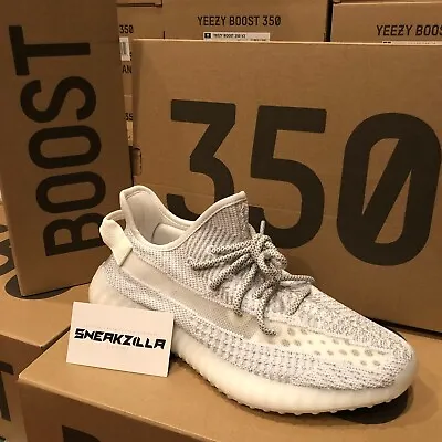 Adidas Yeezy Boost 350 V2 Static (Non-Reflective) White EF2905 Size 4 - 13 • $229.90