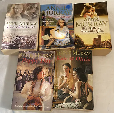 Annie Murray Paperback Book Bundle X5-Job Lot-Historical Romance Family SHD10 • £7.47