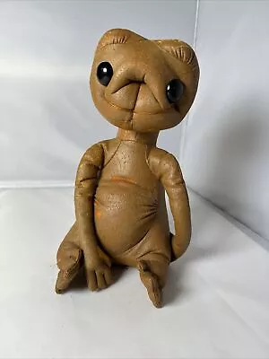 1982 Vintage Kamar E.T. Doll 9” Pleather Universal City Studio Plush! Heavy Wear • $27.99