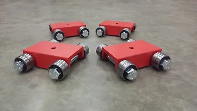 MADE IN USA 18000lb Machine Moving Skate Dolly Roller Set (4) • $225