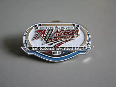$12.50 • Buy Talladega Superspeedway 40 Years Logo Nascar Racing Hat Pin Lapel Pin