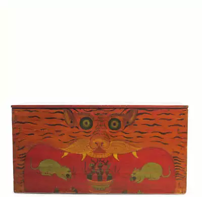Red Qinghai Accent Trunk Table 1 • $1430