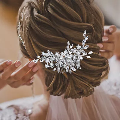 Wedding Hair Comb Plated Dress Up Bridal Wedding Hair Comb Clip Delicate • $10.90