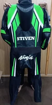 Motorbike Racing Suit Motorcycle Customized MotoGP Cowhide Leather Suit • $350.50